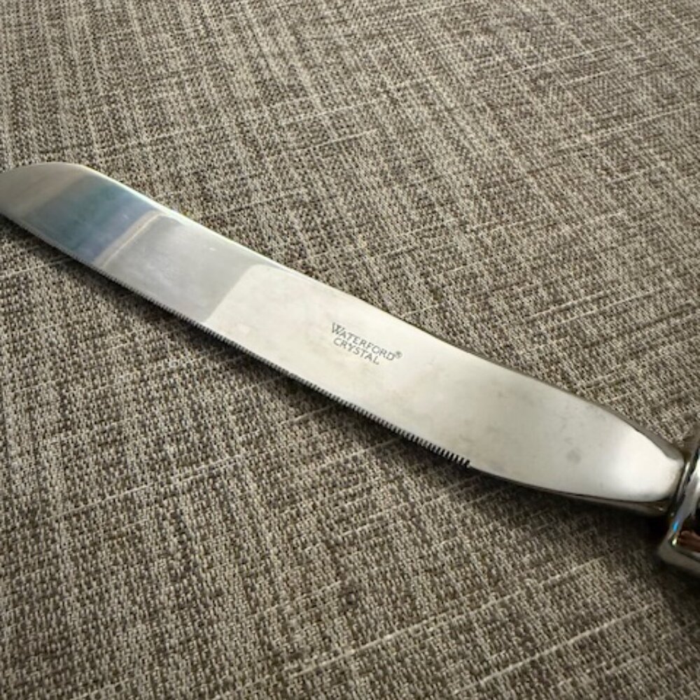 WATERFORD LISMORE BRIDAL CAKE KNIFE $175 - Picture 2 of 4